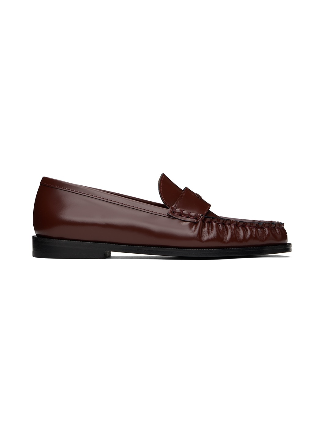 Burgundy Loulou Loafers - 1