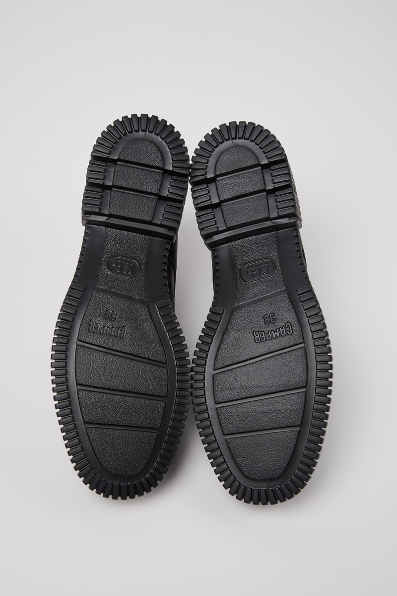 Black Leather Shoes for Women. 6