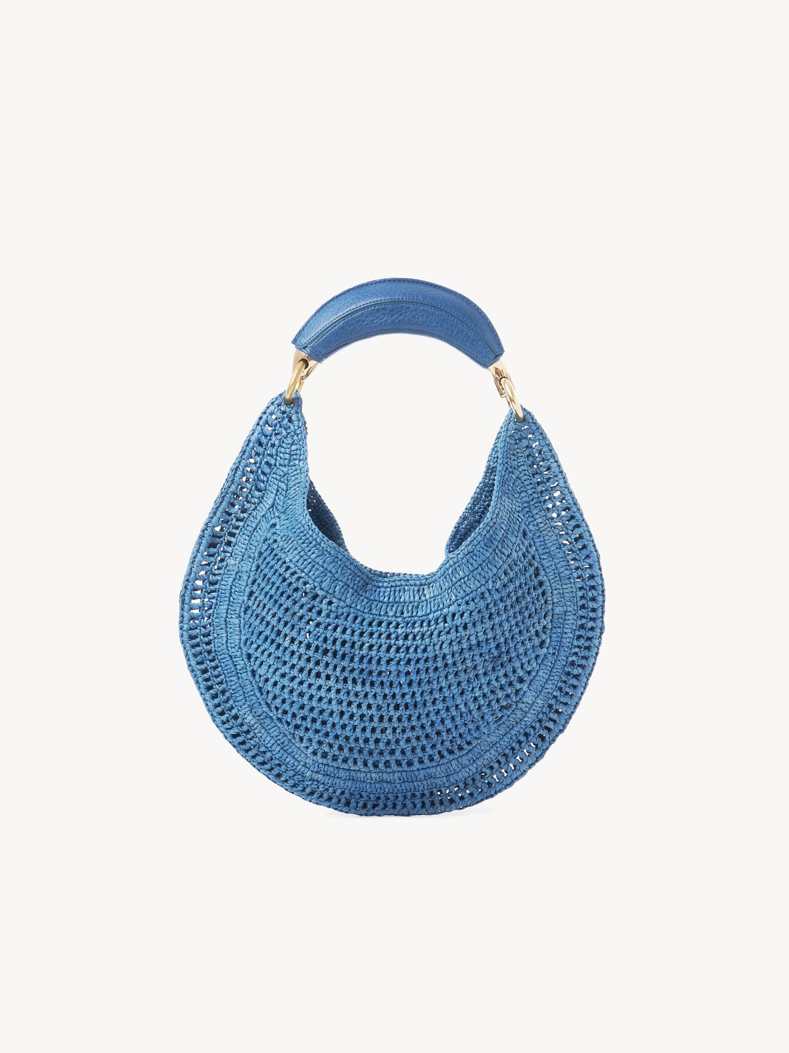 SUMMER BANANA HOBO BAG IN RAFFIA - 5