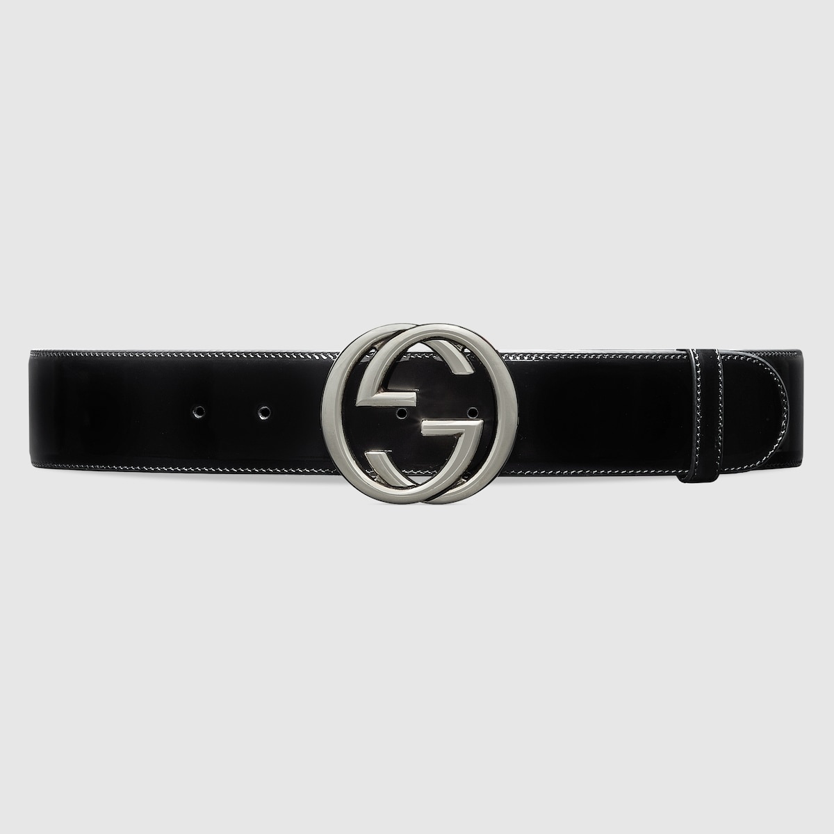 Interlocking G buckle wide belt - 1