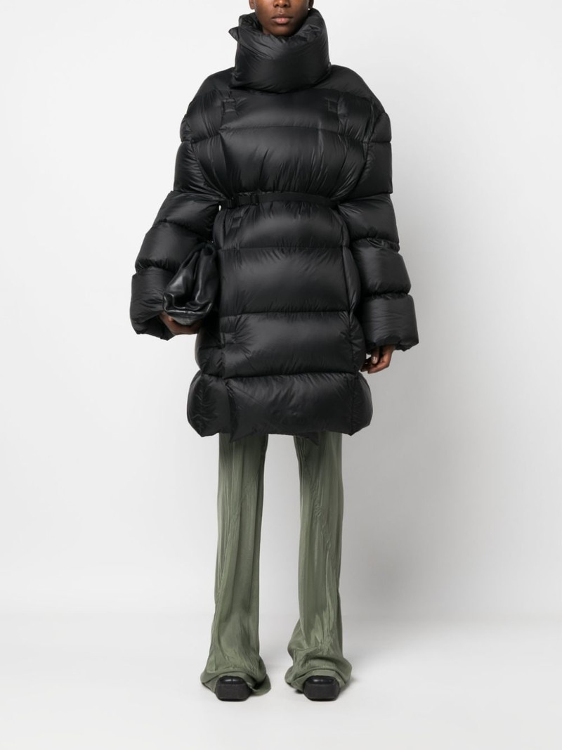Rick Owens padded high-neck coat outlook