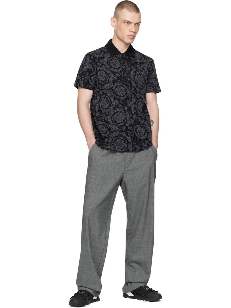 VERSACE JEANS COUTURE Black Dynamic Sneakers outlook