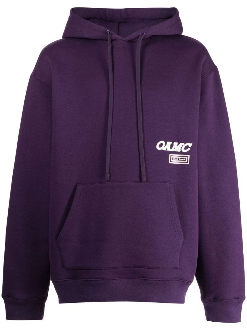 OAMC Whirl graphic print hoodie REVERSIBLE