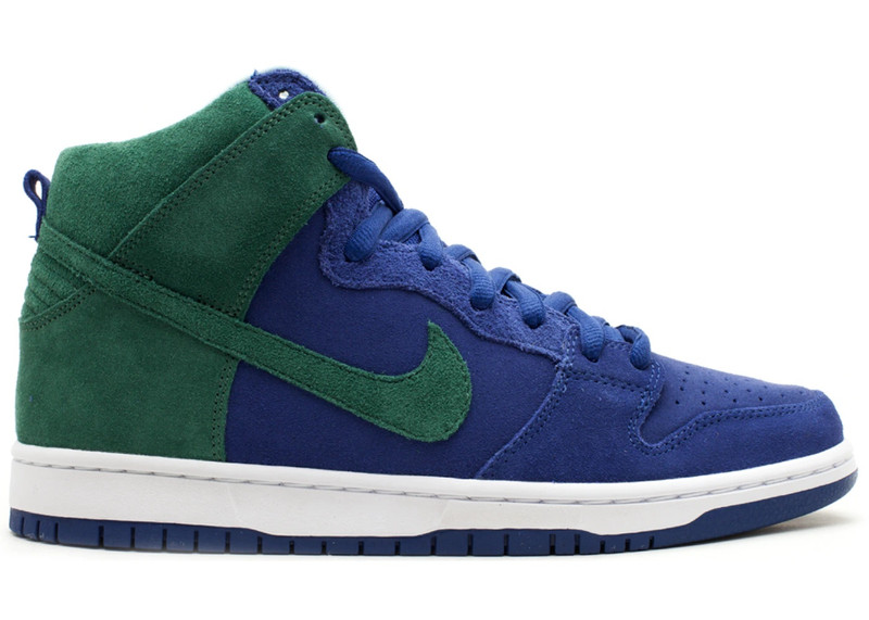 Nike SB Dunk High Deep Royal Noble Green - 1