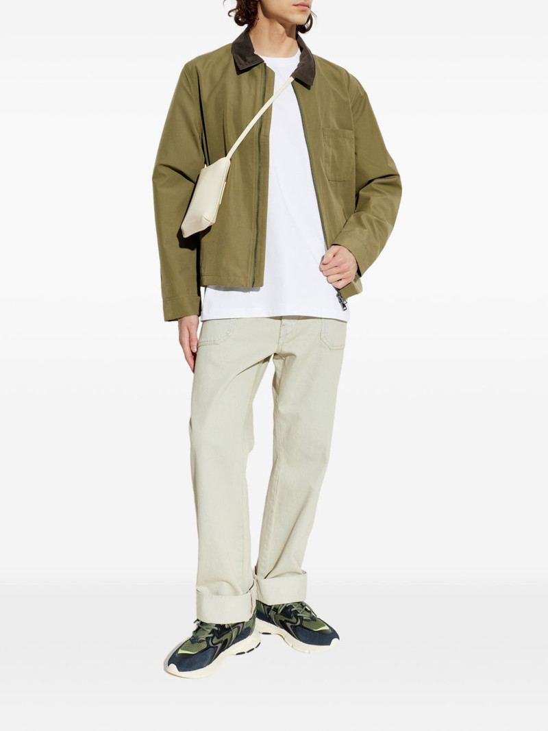 SAMSØE SAMSØE Sarobin Z chest-pocket contrastong-collar jacket outlook