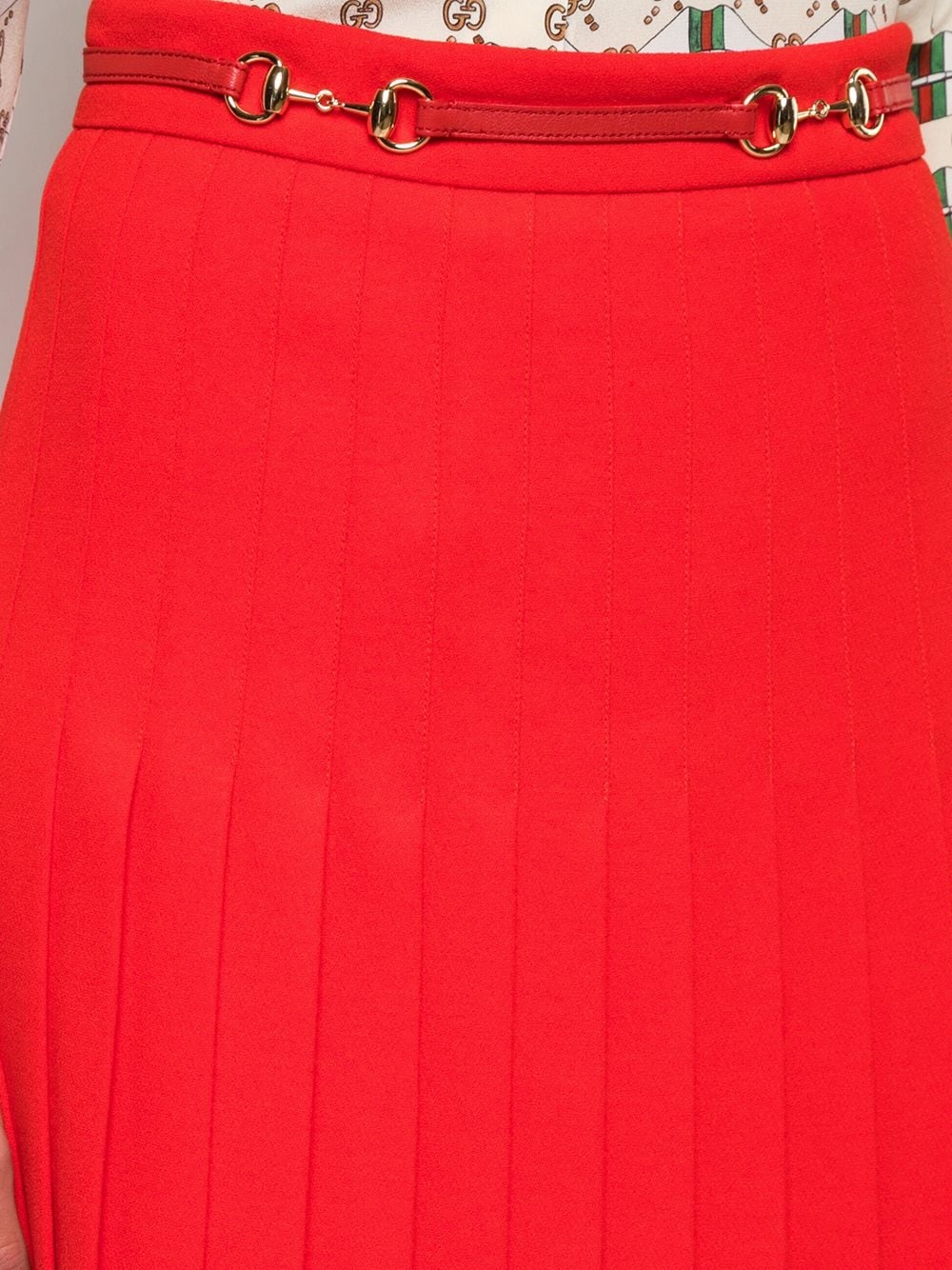 Pleated wool skirt - 5