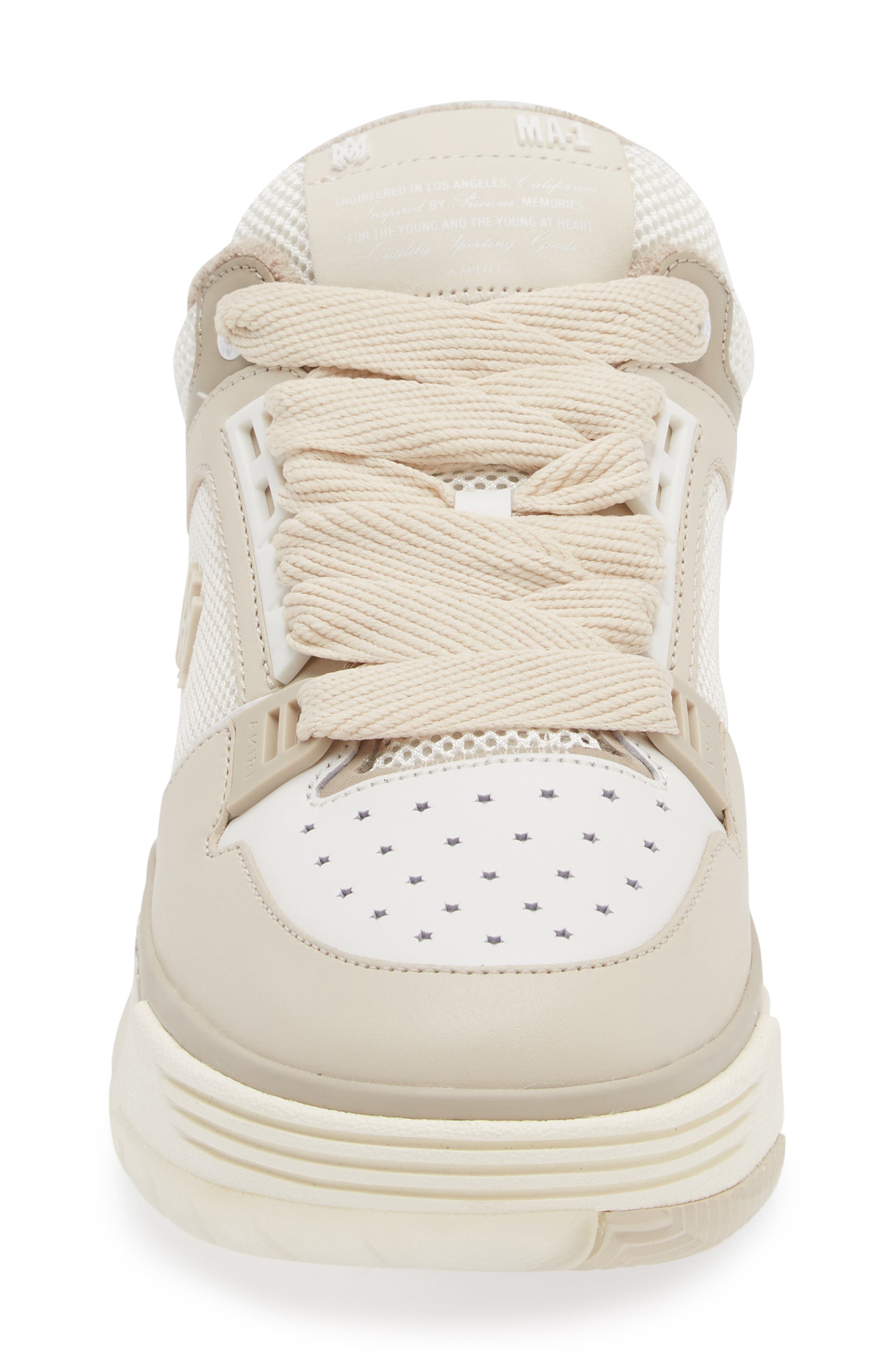 AMIRI MA-1 Platform Sneaker in Alabaster Birch at Nordstrom - 4