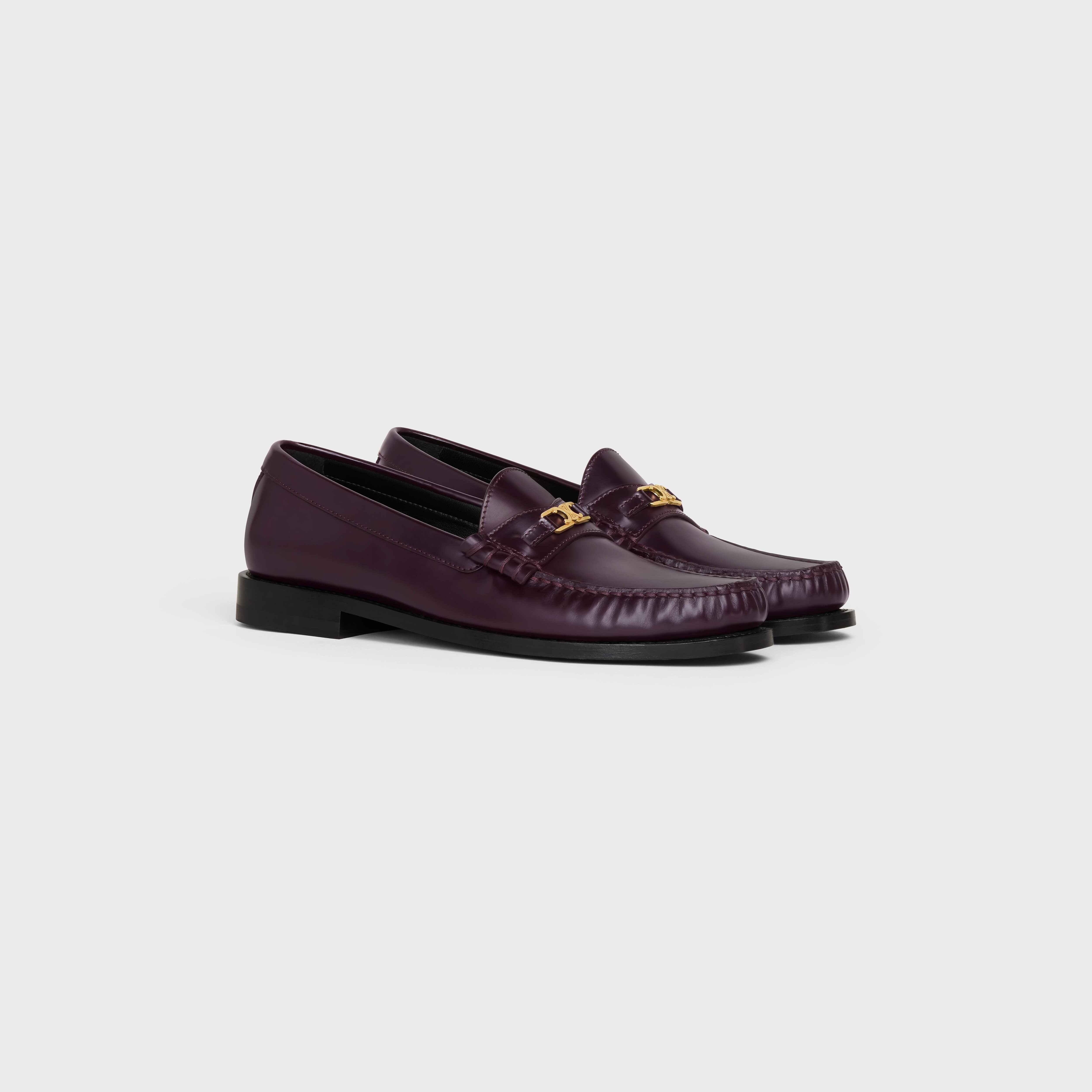 CELINE LUCO Triomphe loafer in POLISHED BULL - 2