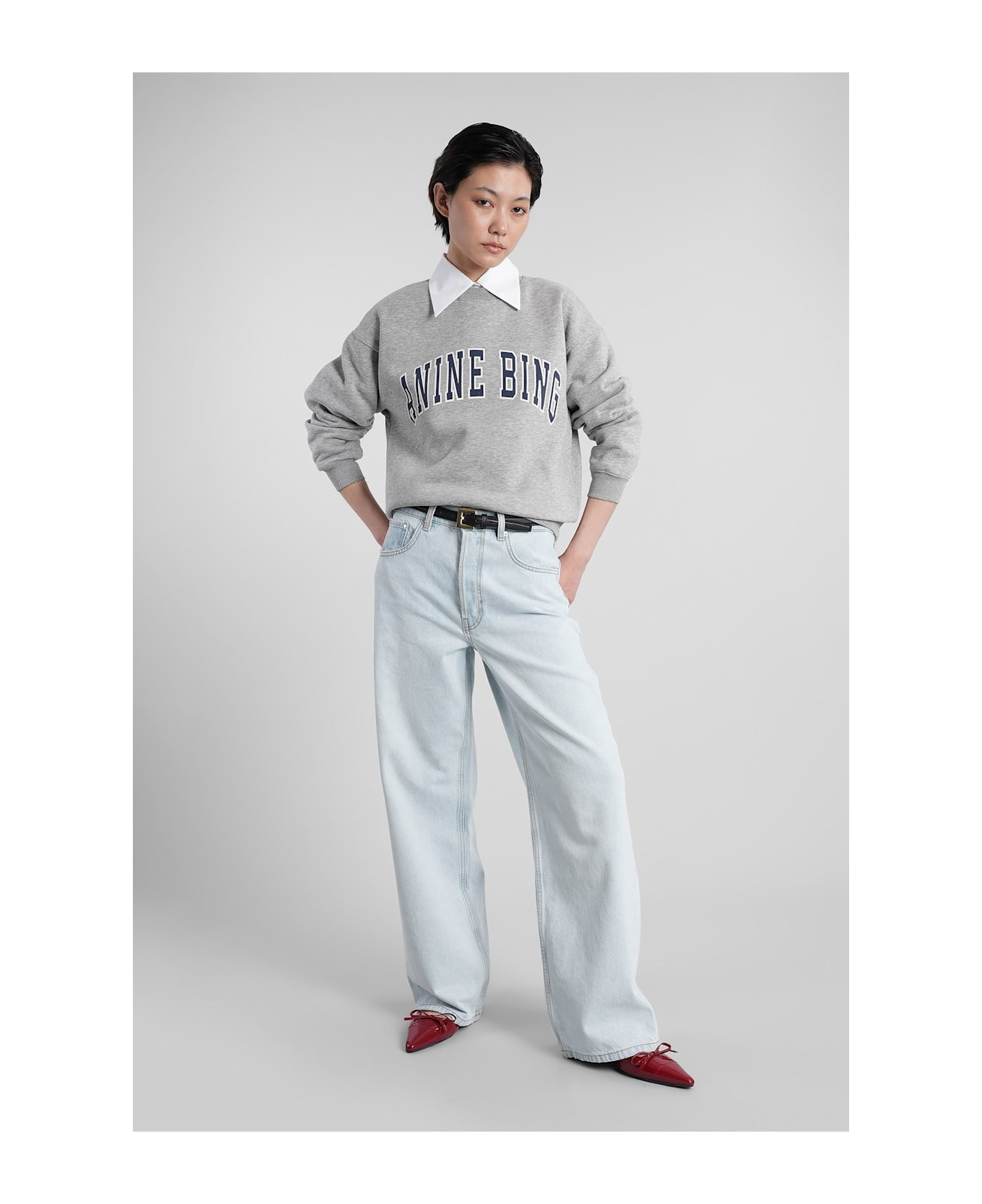 Spencer Sweatshirt In Grey Cotton - 2