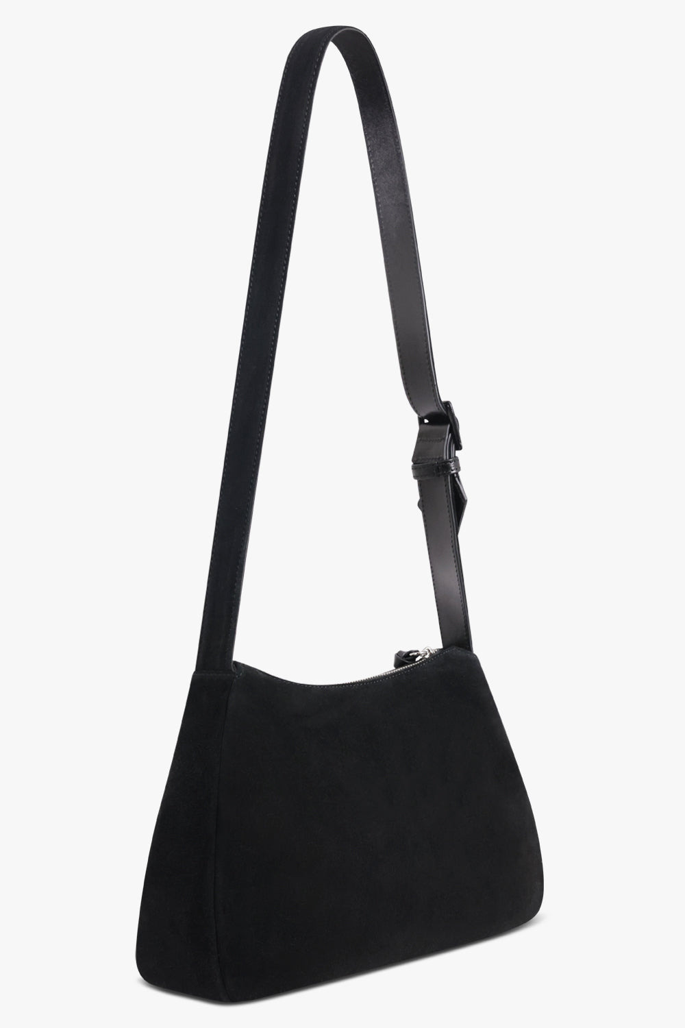KATE SUEDE SHOULDER BAG | BLACK - 2
