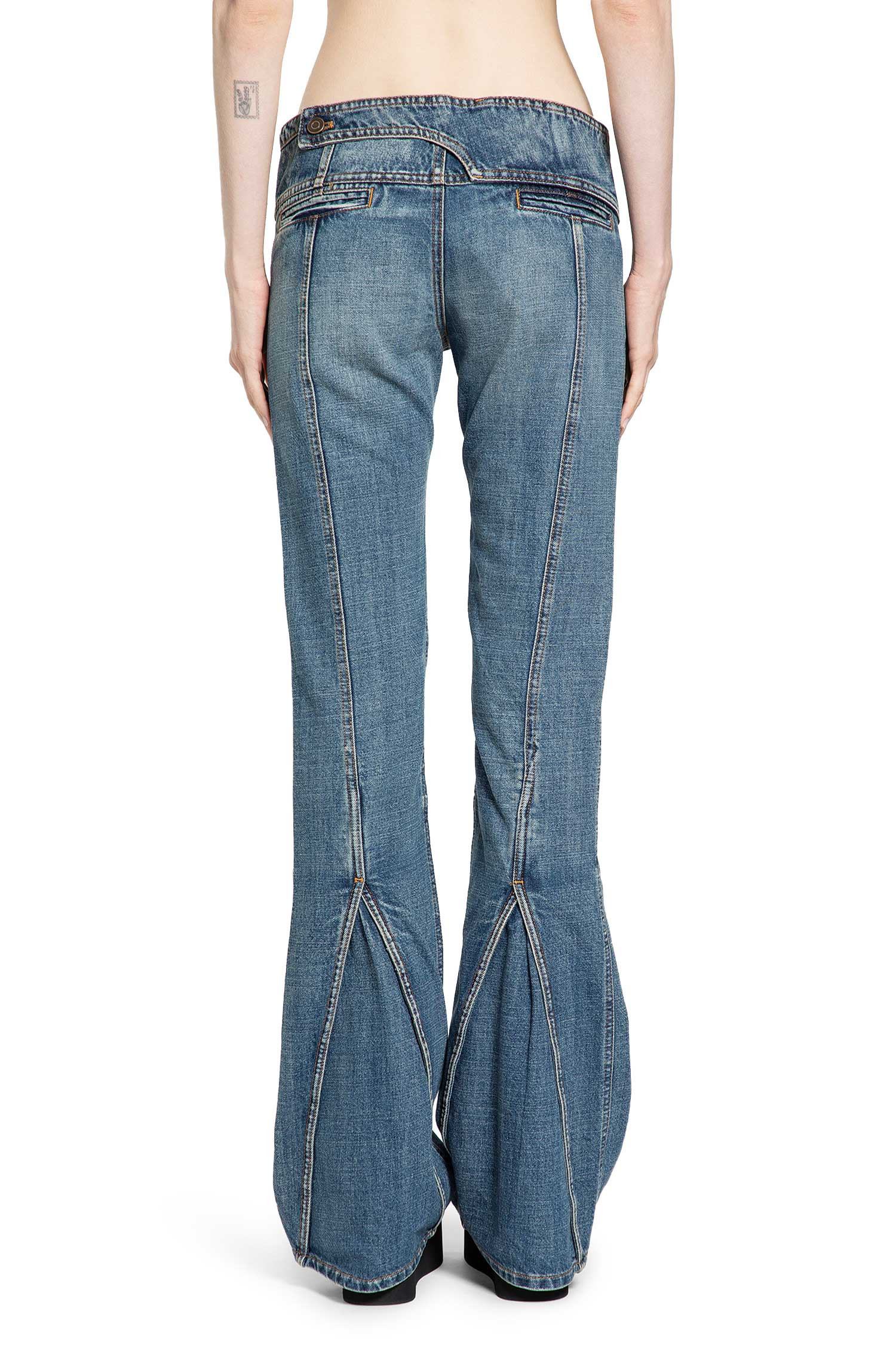 Yoke Denim Pants - 3