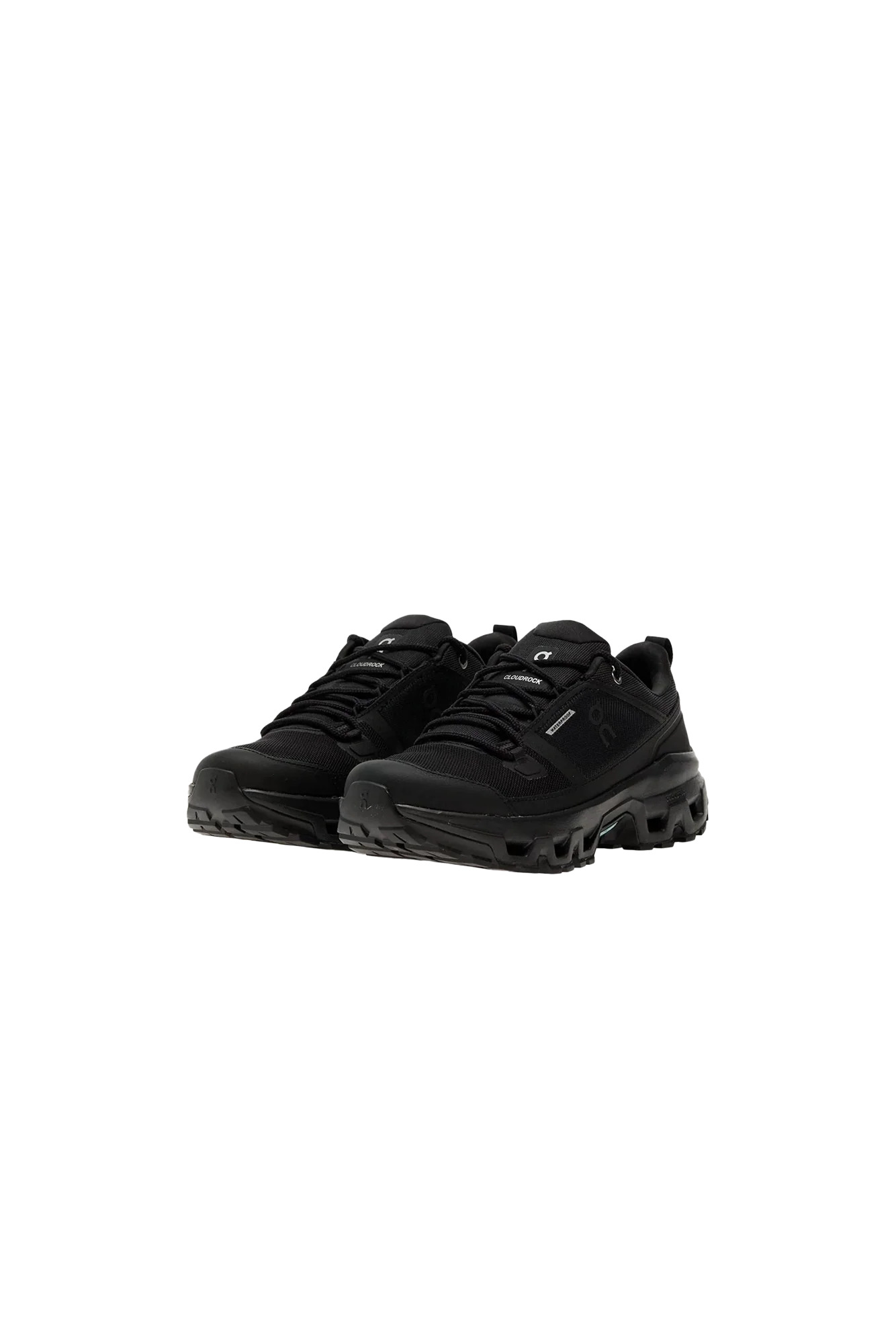 On Running Cloudrock Low Waterproof Hiking Shoe Black | Black - 2