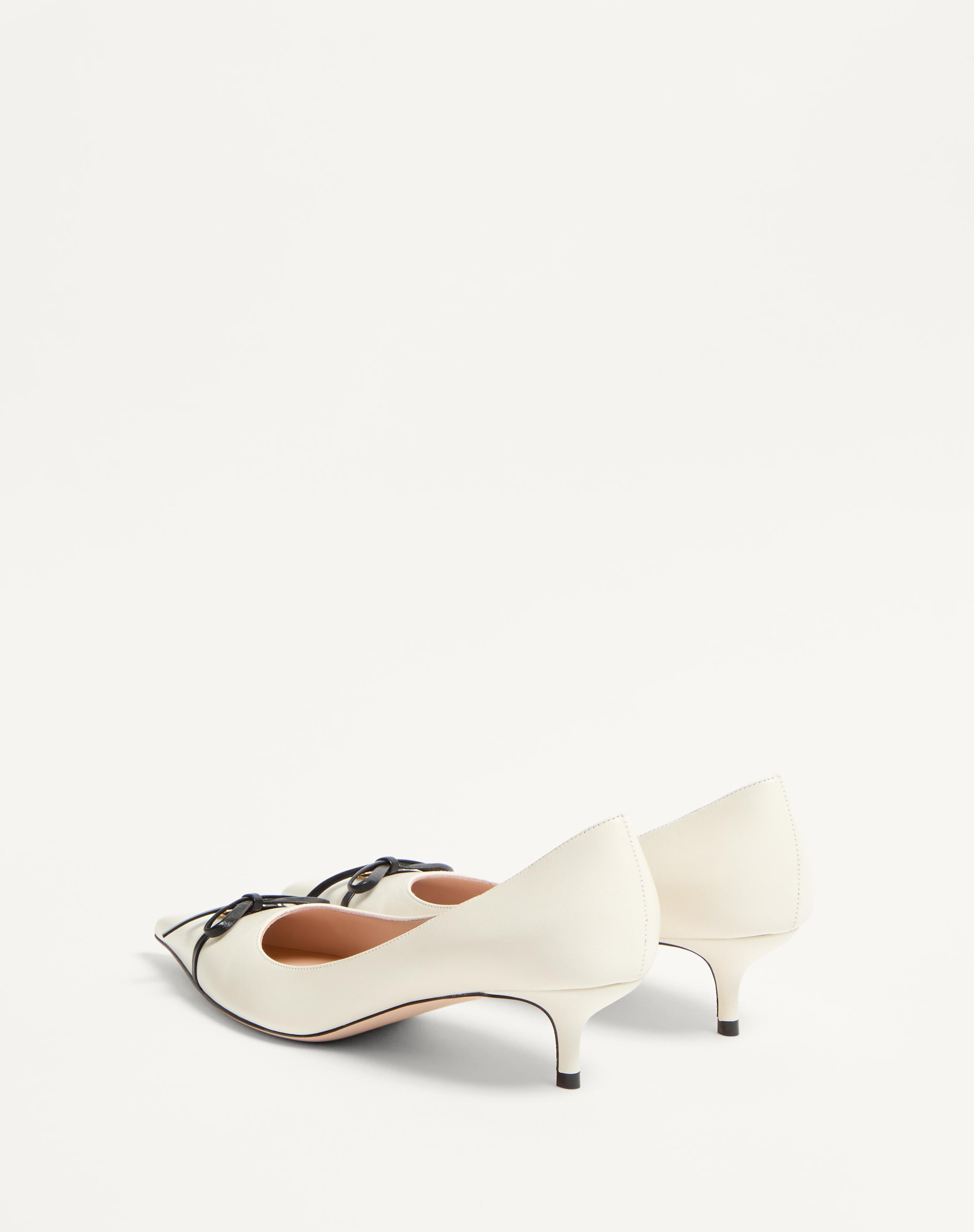 BEPOINTY PUMP IN PATENT LEATHER AND KIDSKIN 45MM - 4