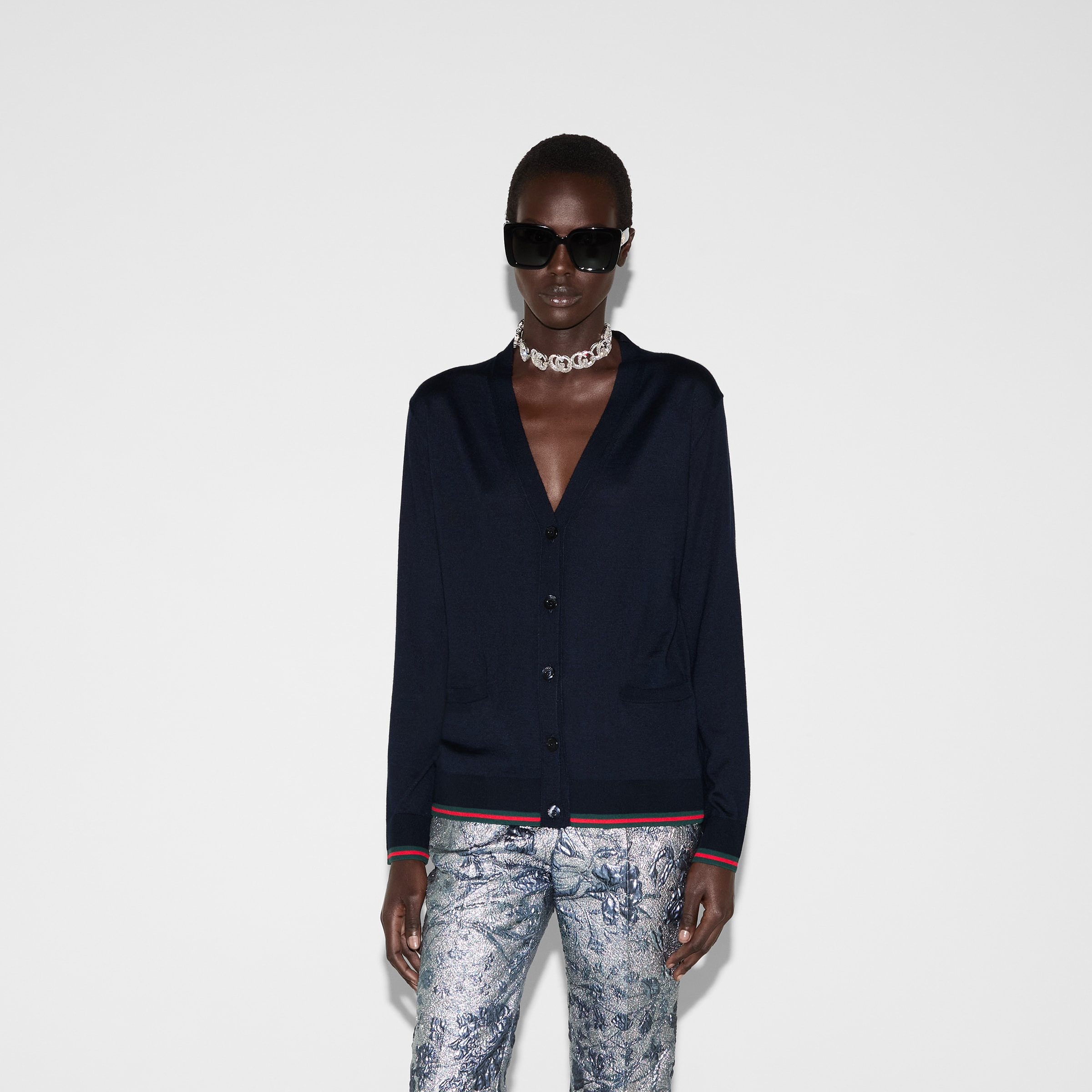 Extra fine cashmere silk cardigan - 3