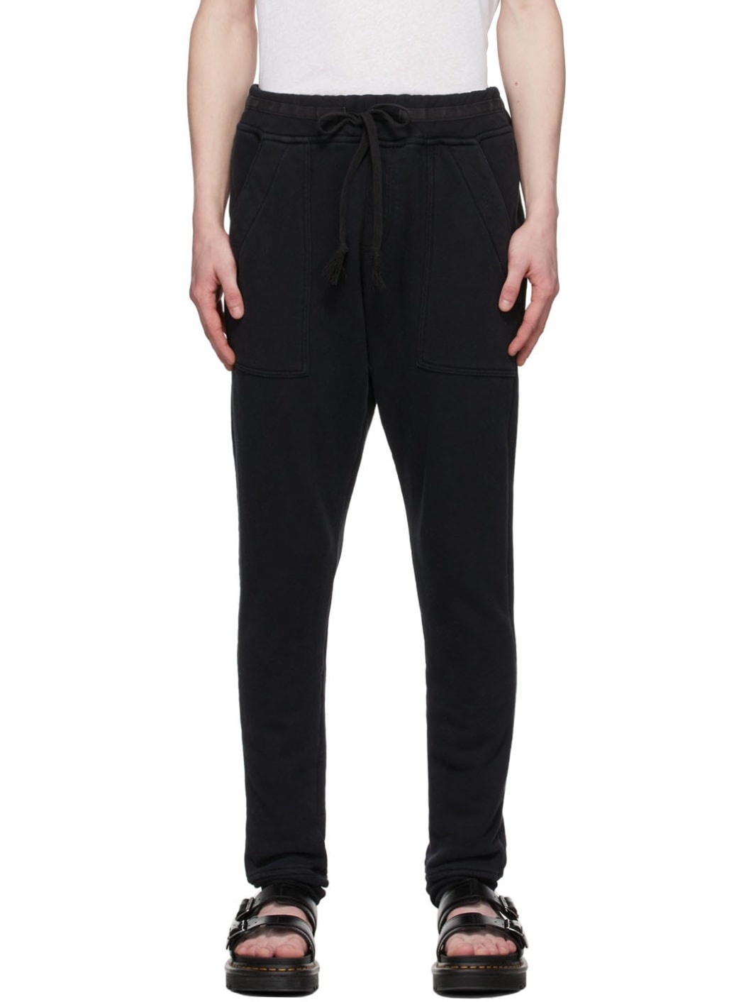 Black Basic Lounge Pants - 1