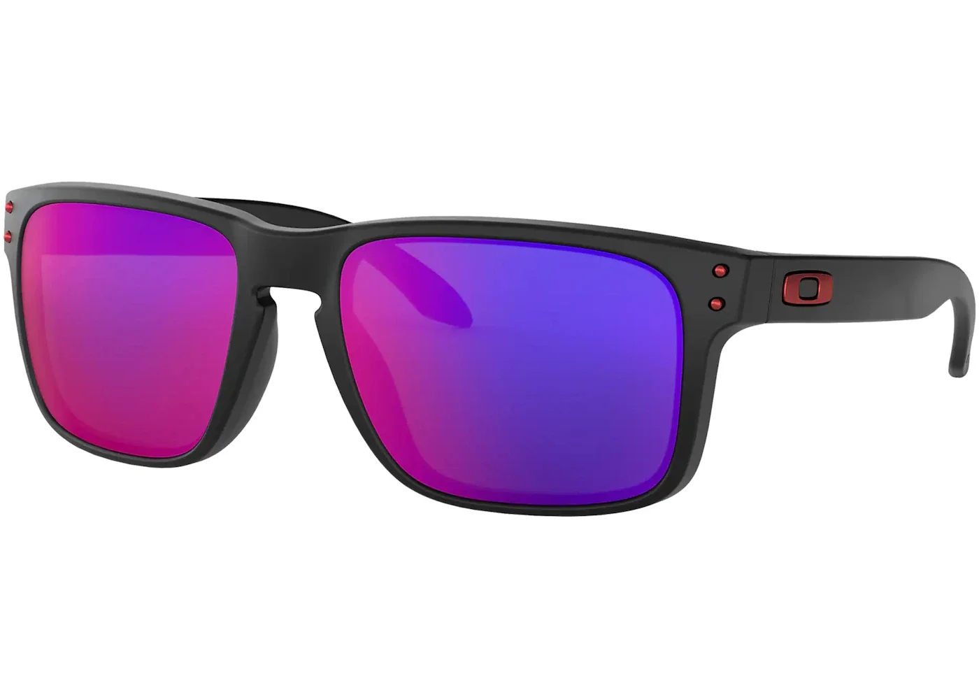 Oakley Holbrook Sunglasses Matte Black/Positive Red Iridium (OO9102-36) - 1