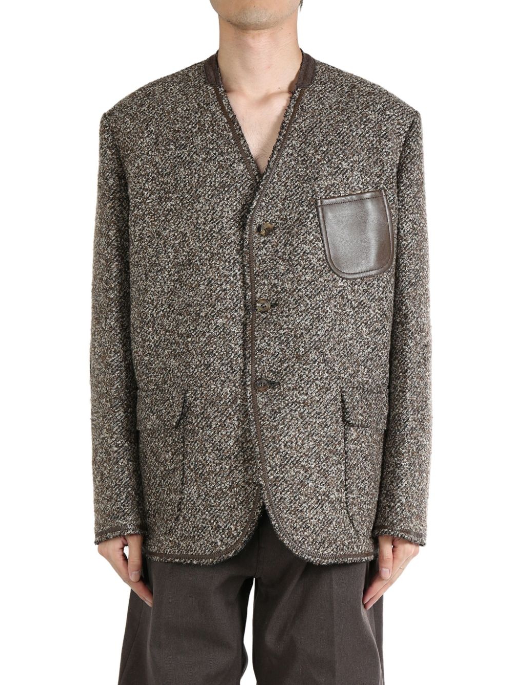 tweed blazer - 1