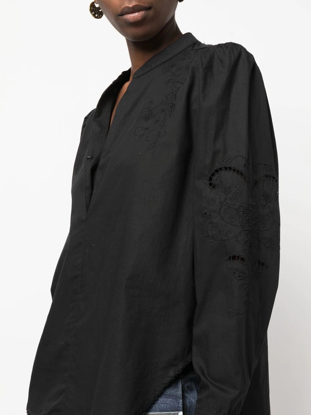 Jade long-sleeve blouse - 5