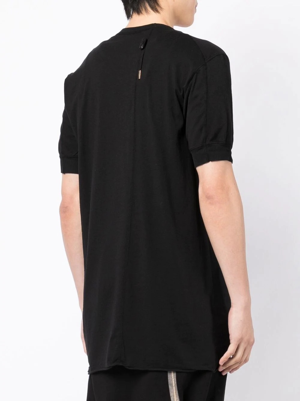 ribbed-edge cotton T-shirt - 4