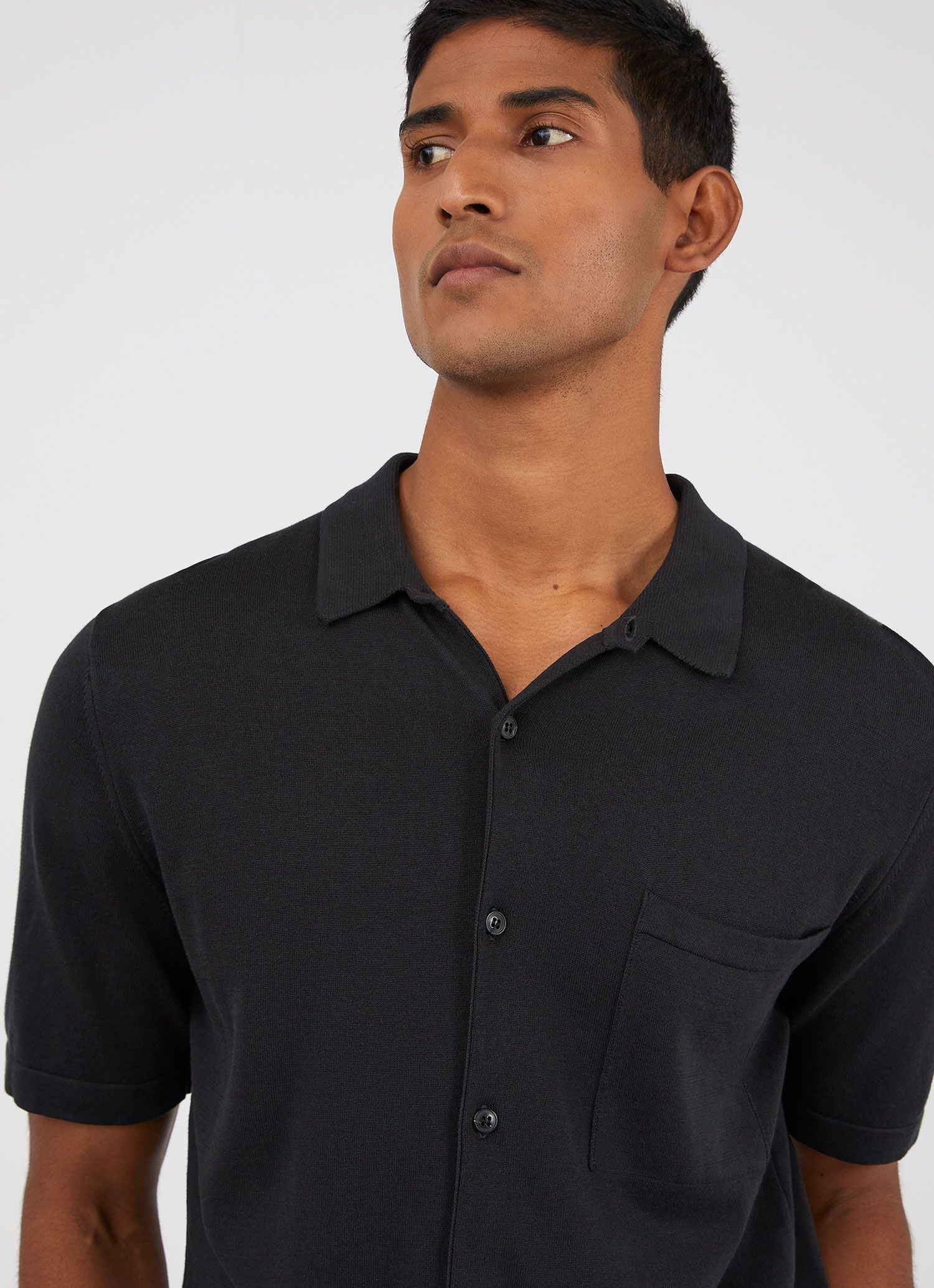 Sea Island Cotton Knit Shirt - 5