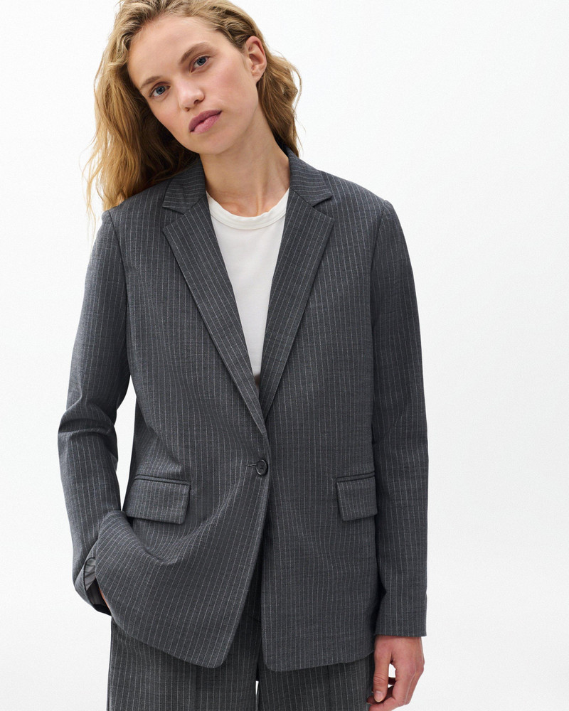 Jennifer Striped Two-in-One Blazer 5