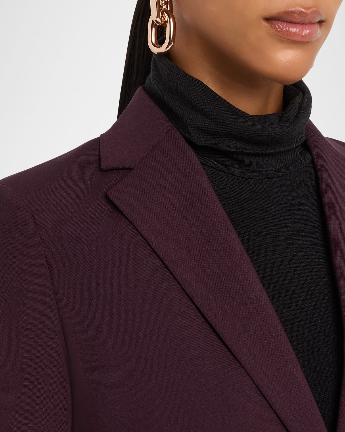 Slim One-Button Jacket - 5