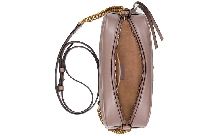 (WMNS) Gucci GG Marmont Small Matelasse Shoulder Bag 'Dusty Pink' 447632-DTD1T-5729 - 6