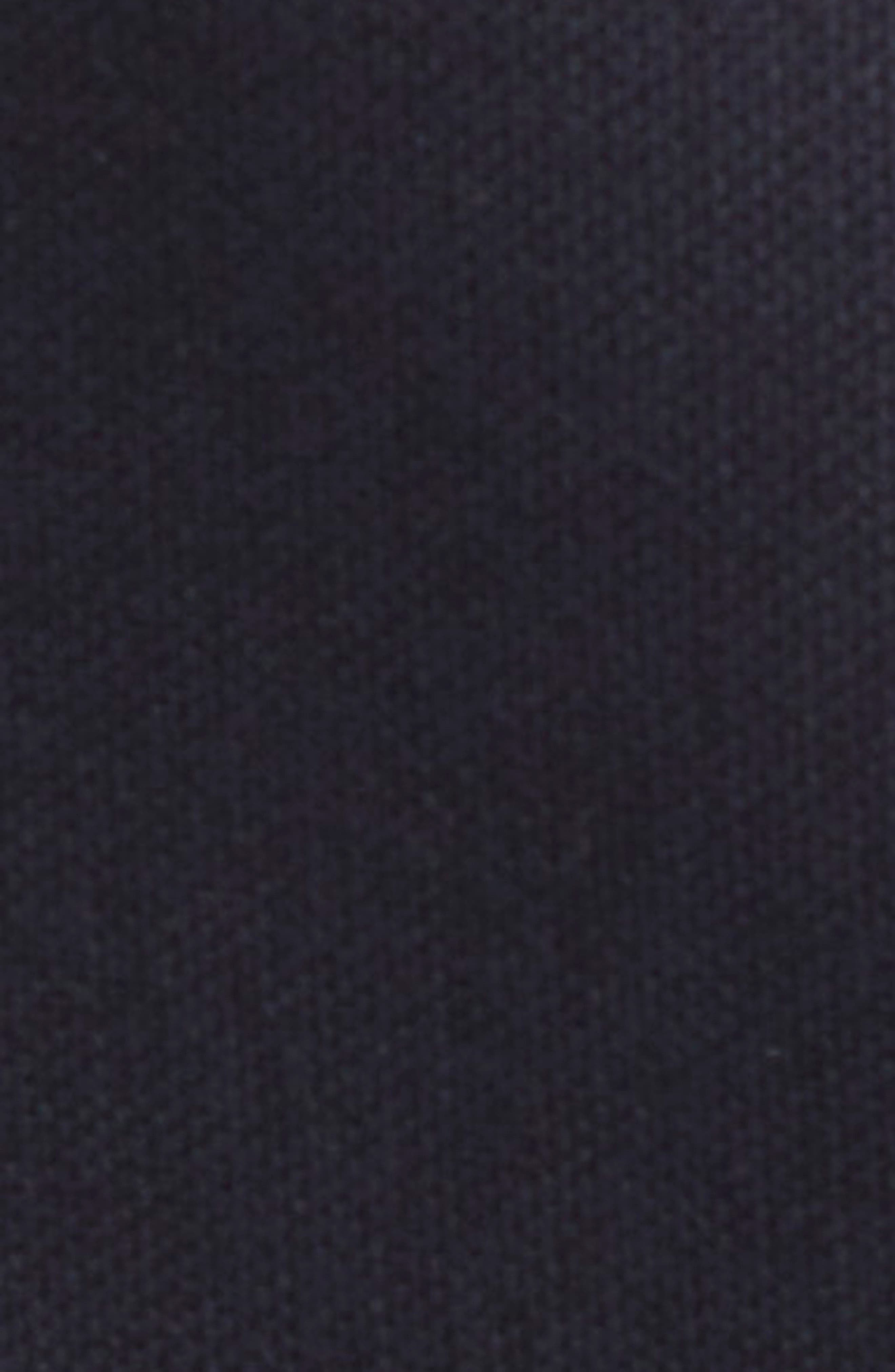 Victoria Beckham Long Sleeve Wool Blend T-Shirt Dress in Navy at Nordstrom - 6