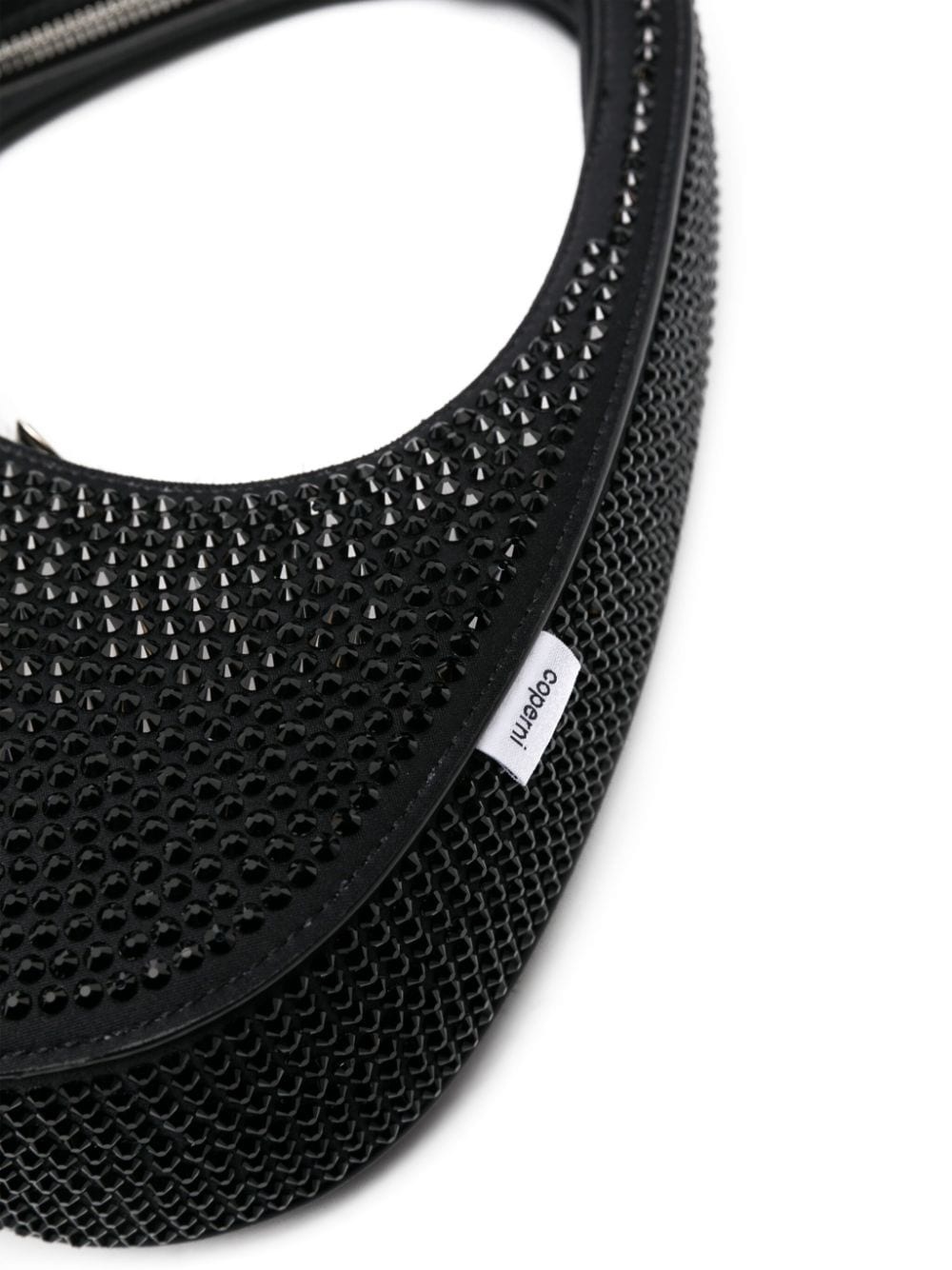 crystal-embellished Swipe bag - 4