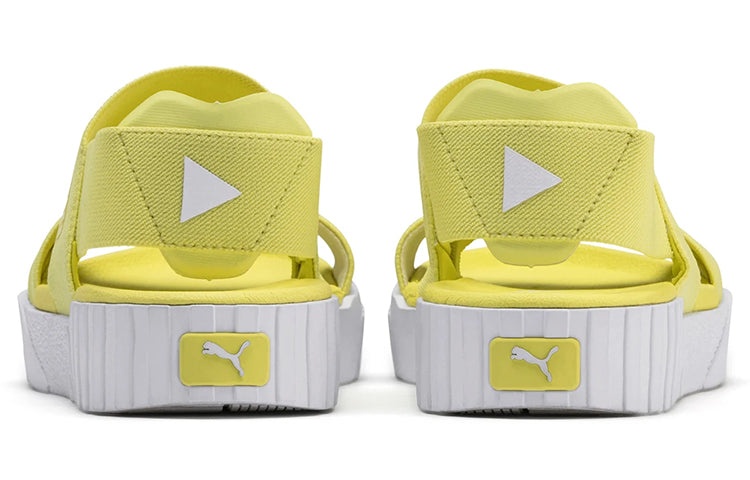 (WMNS) Selena Gomez x PUMA Cali Sandal Yellow 370758-01 - 4