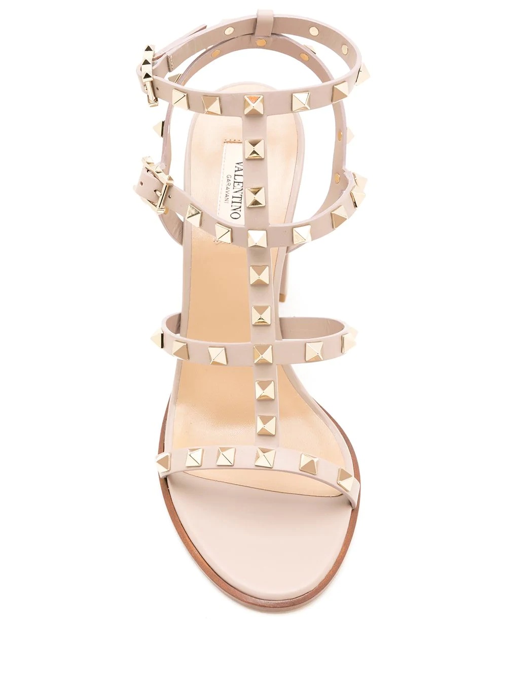 Rockstud-embellished sandals - 4