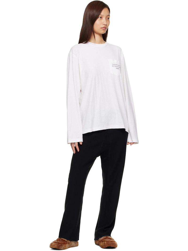 Acne Studios Orange Shearling Loafers outlook