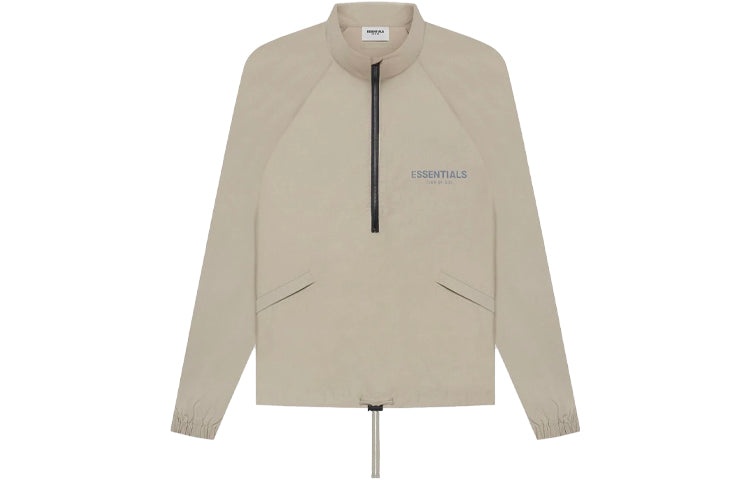 Fear of God Essentials SS21 Half Zip Track Jacket Moss FOG-SS21-642 - 2