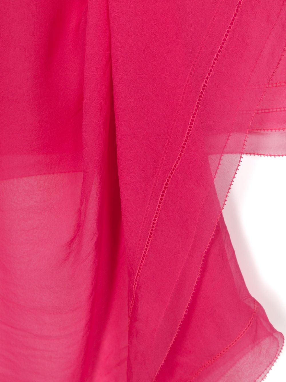 sheer silk scarf - 2