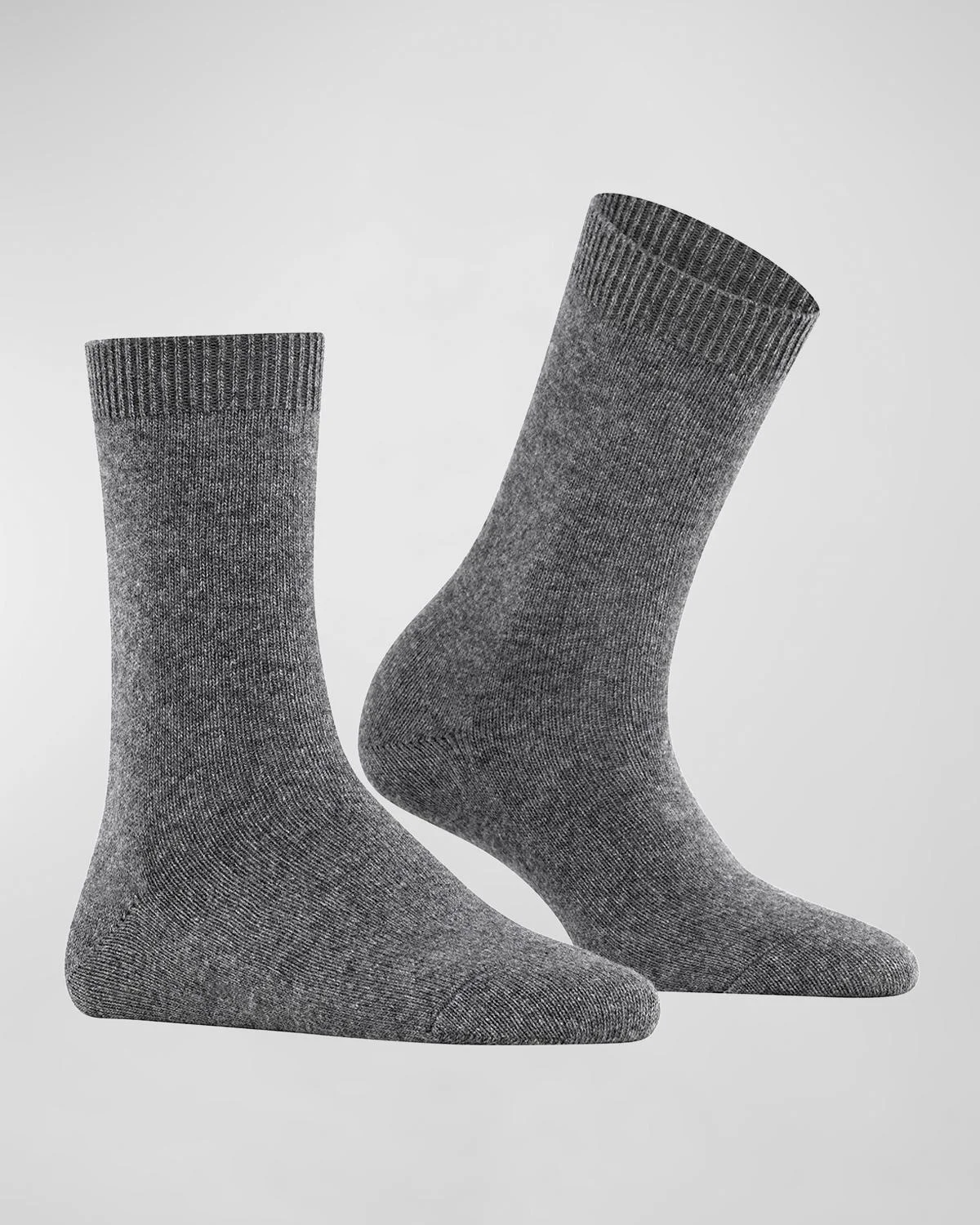 Cashmere & Wool-Blend Cozy Socks - 1