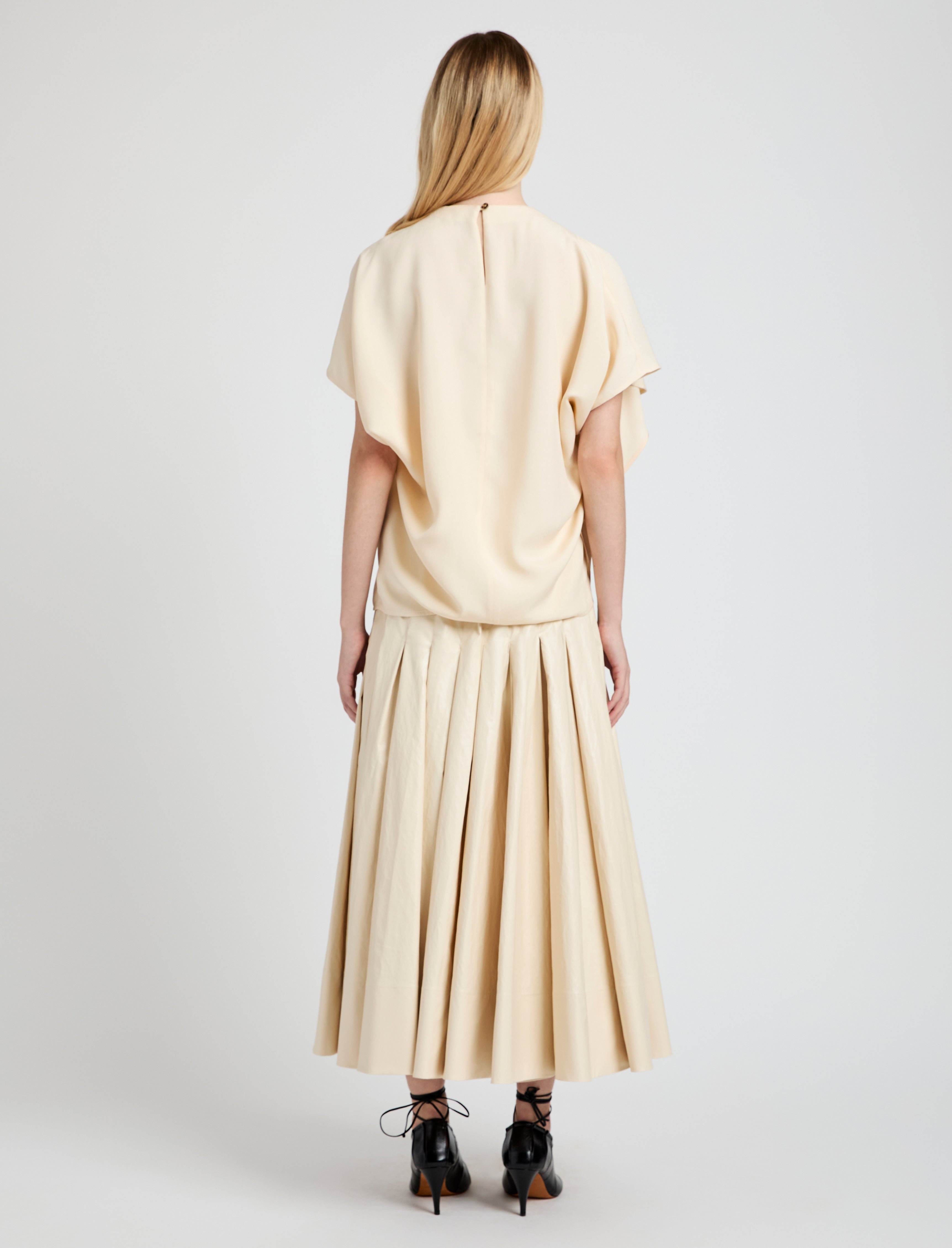 Etta Top in Hammered Viscose - 5