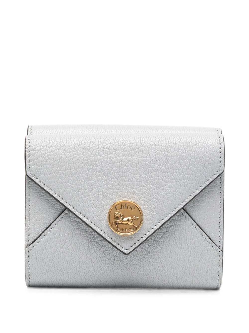 small logo-plaque trifold wallet - 1
