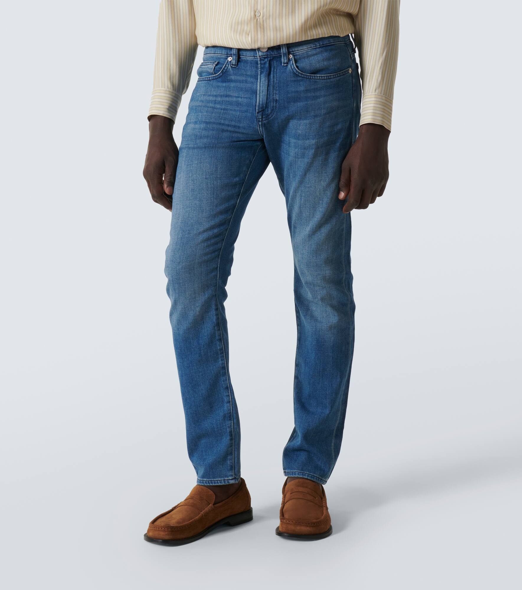 L'Homme mid-rise slim jeans - 3
