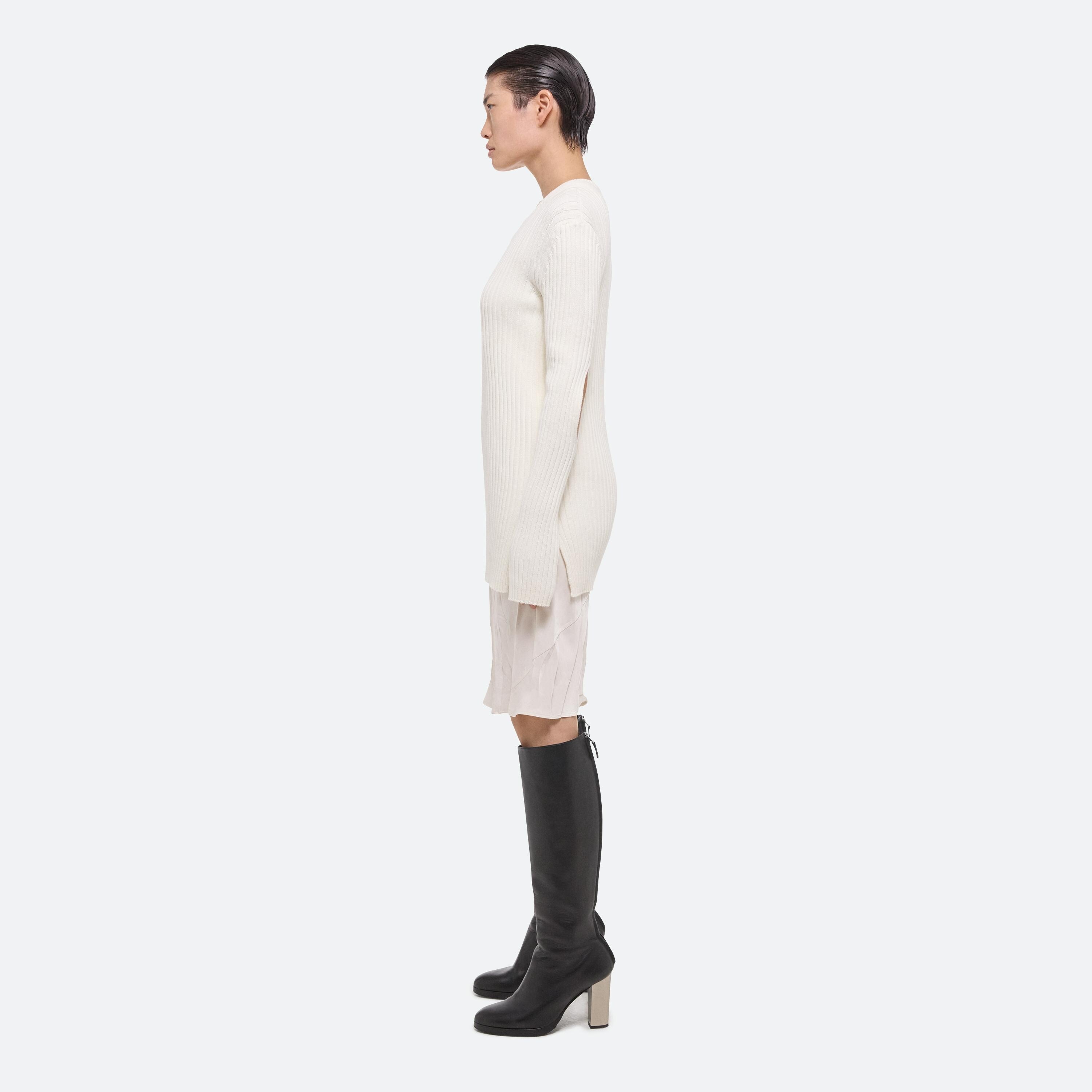 RIBBED LONG-SLEEVE TOP - 7