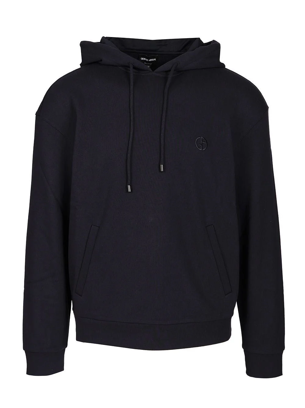 Giorgio Armani Men Cotton And Cashmere Hooded Sweatshirt - 1