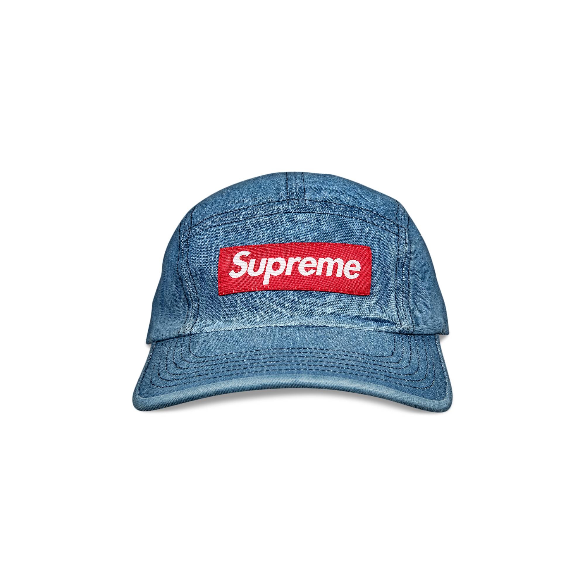 Supreme Washed Chino Twill Camp Cap 'Denim' - 1