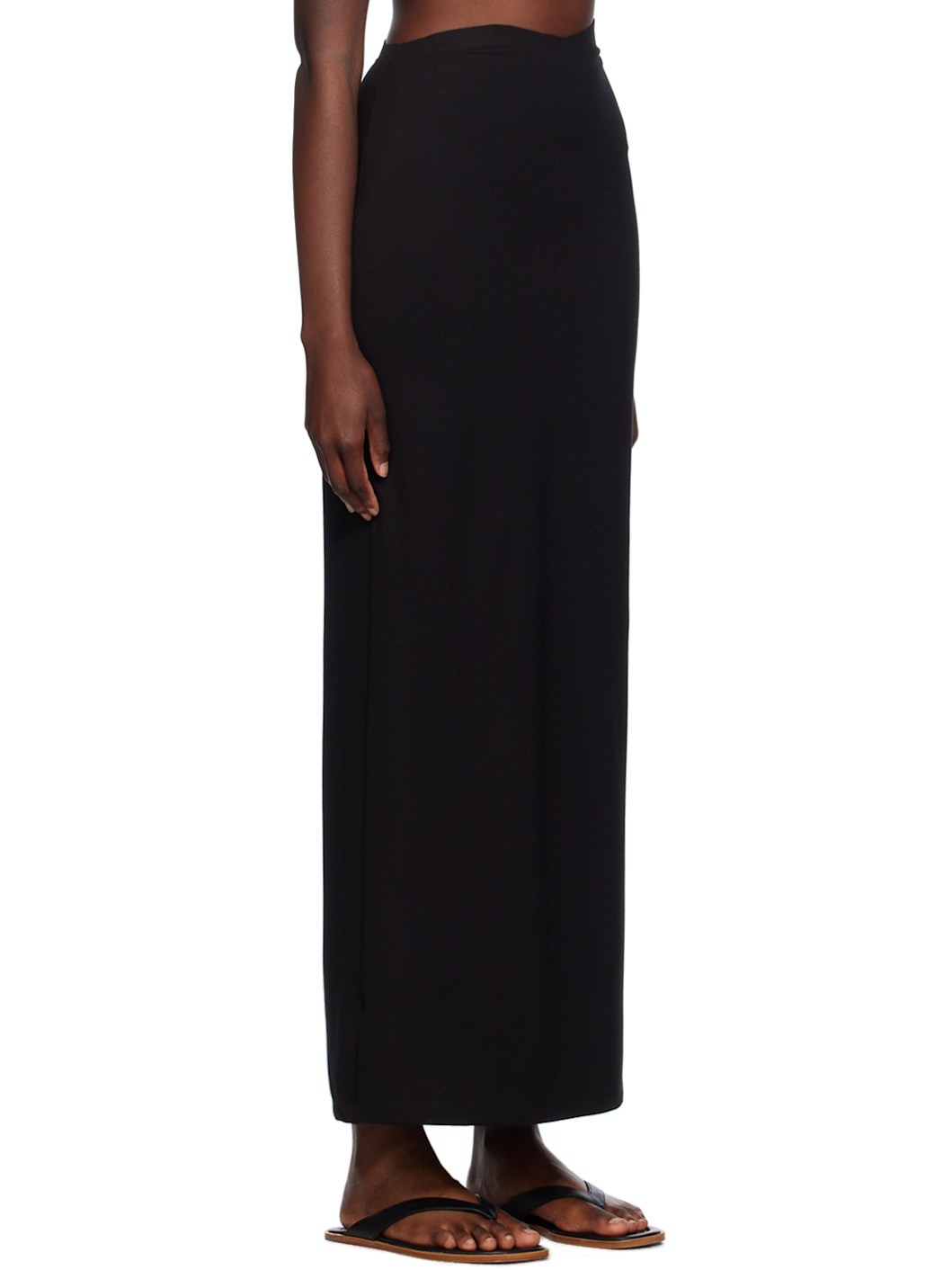 Black Petunia Maxi Skirt - 2