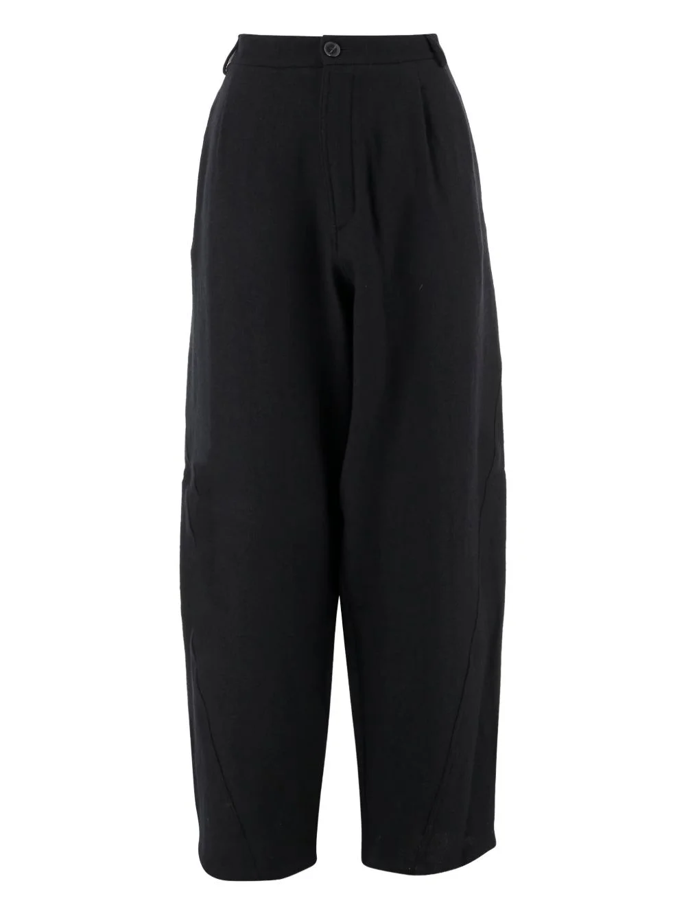 pleated straight trousers - 1