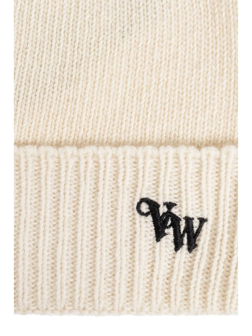 logo-embroidered cashmere beanie - 4