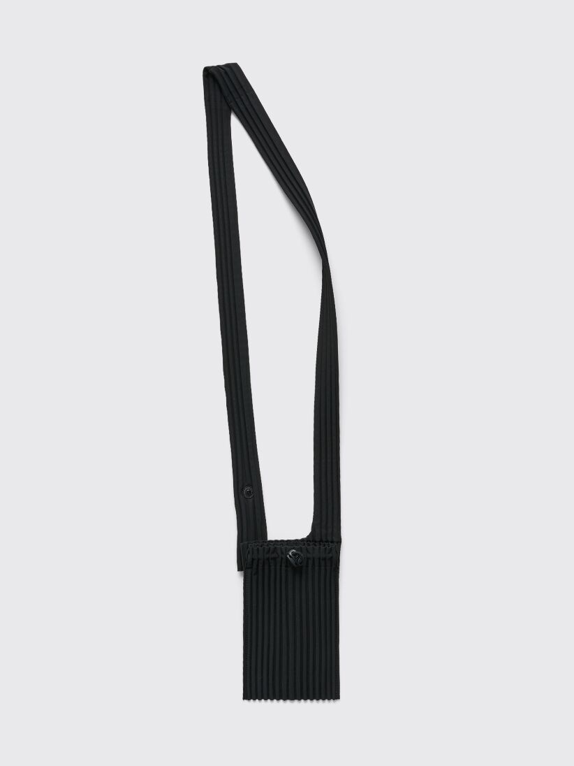 HOMME PLISSÉ ISSEY MIYAKE CROSS SHOULDER BAG BLACK - 1