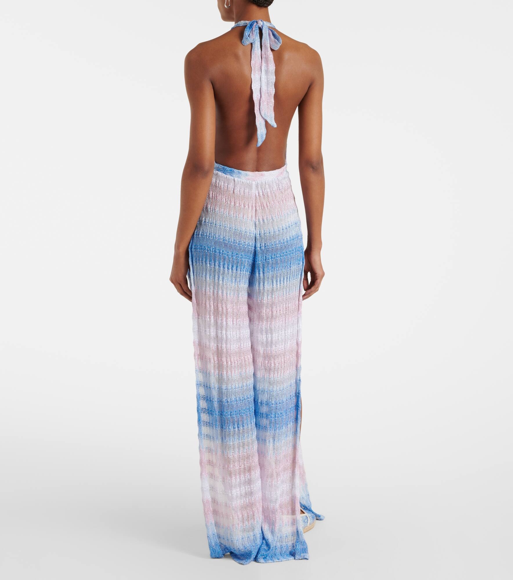 Wave semi-sheer jumpsuit - 3