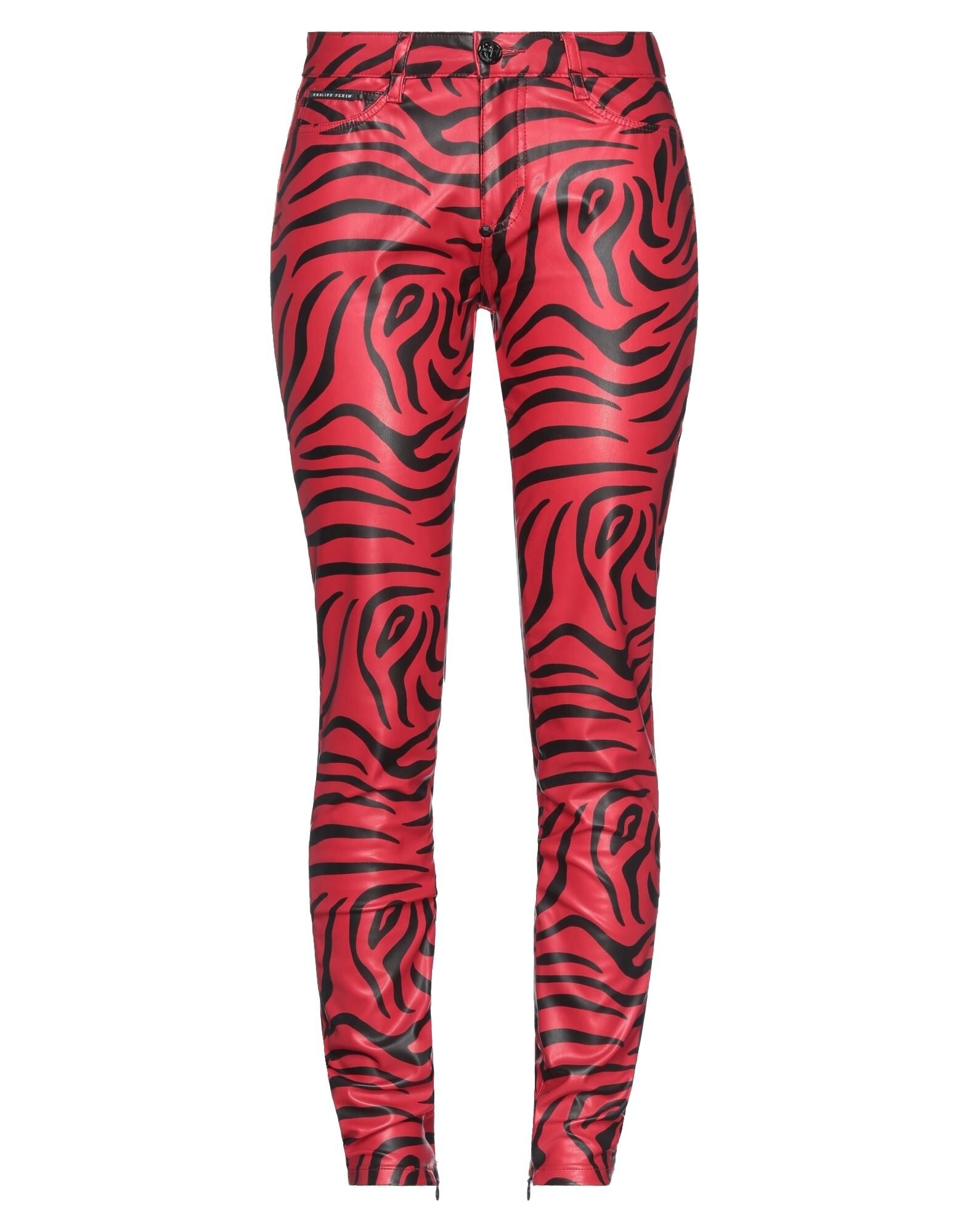 Red Women's Casual Pants - 1