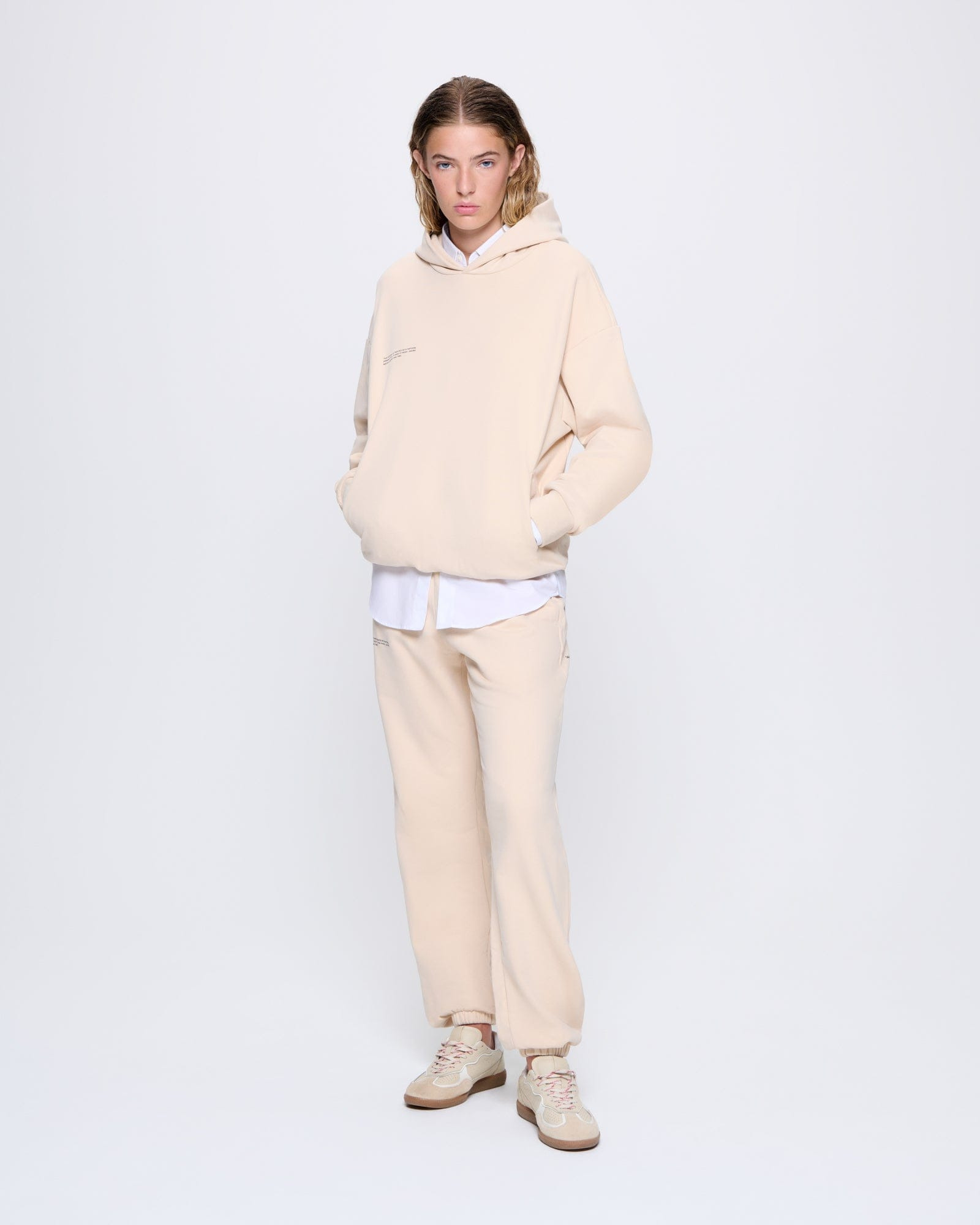Womens 365 Midweight Hoodie - Sand - 3