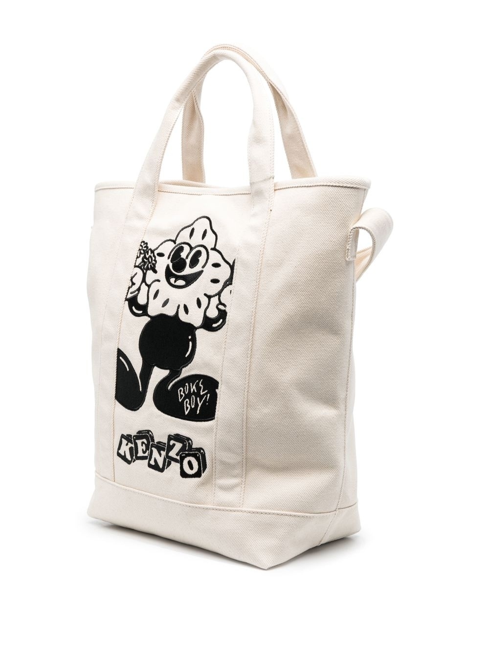 logo-patch tote bag - 3