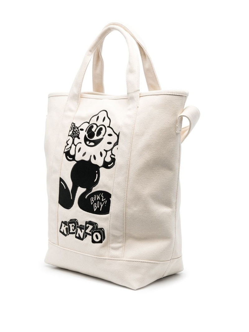 logo-patch tote bag 3
